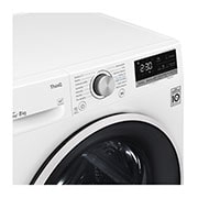 LG Sušička LG | 8 kg | DUAL Inverter Heat Pump™ |ThinQ™|Bílá, RC8TV9AVHN