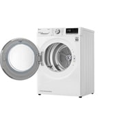 LG 8 kg hybridní sušička s tepelným čerpadlem, invertorový motor, Eco Hybrid™ - hybridní sušení, automatické čištění kondenzátoru, LG ThinQ + Wi-Fi, energetická třída A+++ (v rozsahu A+++ až D), RC8TV9AVSN