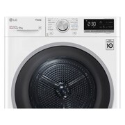 LG 8 kg hybridní sušička s tepelným čerpadlem, invertorový motor, Eco Hybrid™ - hybridní sušení, automatické čištění kondenzátoru, LG ThinQ + Wi-Fi, energetická třída A+++ (v rozsahu A+++ až D), RC8TV9AVSN