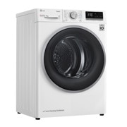 LG 8 kg hybridní sušička s tepelným čerpadlem, invertorový motor, Eco Hybrid™ - hybridní sušení, automatické čištění kondenzátoru, LG ThinQ + Wi-Fi, energetická třída A+++ (v rozsahu A+++ až D), RC8TV9AVSN