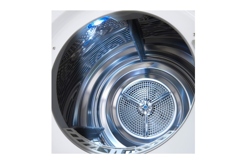 LG 8 kg hybridní sušička s tepelným čerpadlem, invertorový motor, Eco Hybrid™ - hybridní sušení, automatické čištění kondenzátoru, LG ThinQ + Wi-Fi, energetická třída A+++ (v rozsahu A+++ až D), RC8TV9AVSN