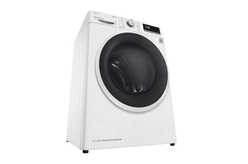 Pohled na 9 kg Sušička DUAL Inverter Heat Pump™, Bílá RC91V5AV6N