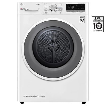 Sušička LG - 9 kg - DUAL Inverter Heat Pump™ -ThinQ™-Bílá
