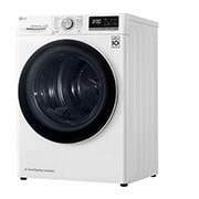 LG 9 kg hybridní sušička s tepelným čerpadlem, A+++ (v rozsahu A+++ až D), invertorový motor, Eco Hybrid™ - hybridní sušení, automatické čištění kondenzátoru, ThinQ™ + WiFi, Program Pro alergiky, RC91V9AV4Q