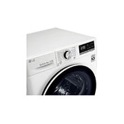 LG 9 kg hybridní sušička s tepelným čerpadlem, A+++ (v rozsahu A+++ až D), invertorový motor, Eco Hybrid™ - hybridní sušení, automatické čištění kondenzátoru, ThinQ™ + WiFi, Program Pro alergiky, RC91V9AV4Q