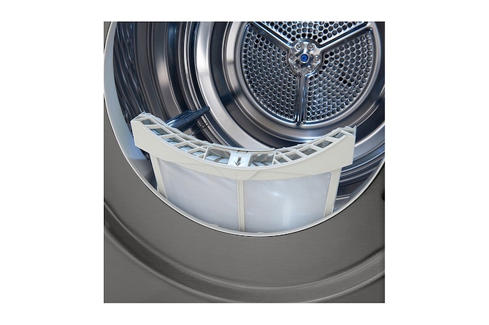 LG Sušička LG | 9 kg | DUAL Inverter Heat Pump™ |ThinQ™|Stříbrná, RC91V9EV2N