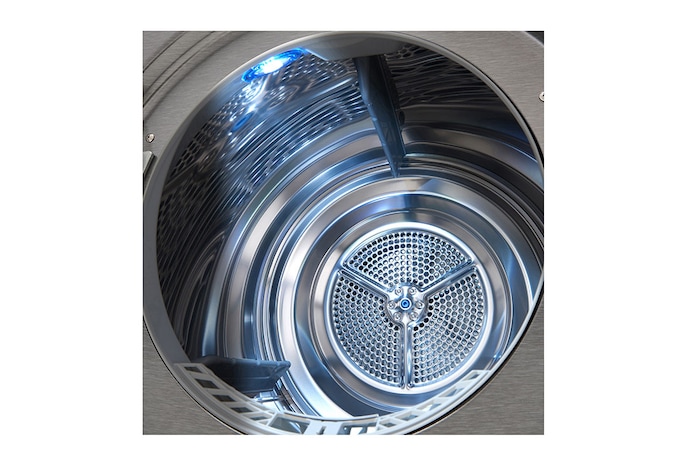 LG Sušička LG | 9 kg | DUAL Inverter Heat Pump™ |ThinQ™|Stříbrná, RC91V9EV2N