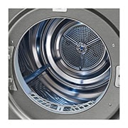 LG Sušička LG | 9 kg | DUAL Inverter Heat Pump™ |ThinQ™|Stříbrná, RC91V9EV2N