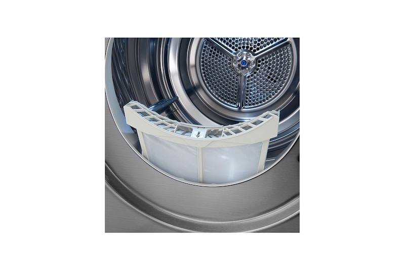 LG 9 kg hybridní sušička s tepelným čerpadlem, A+++ (v rozsahu A+++ až D), invertorový motor, Eco Hybrid™ - hybridní sušení, automatické čištění kondenzátoru, ThinQ™ + WiFi, Program Pro alergiky, RC91V9EV2Q