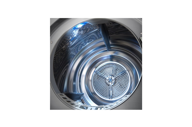 LG 9 kg hybridní sušička s tepelným čerpadlem, A+++ (v rozsahu A+++ až D), invertorový motor, Eco Hybrid™ - hybridní sušení, automatické čištění kondenzátoru, ThinQ™ + WiFi, Program Pro alergiky, RC91V9EV2Q