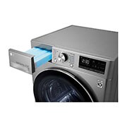LG 9 kg hybridní sušička s tepelným čerpadlem, A+++ (v rozsahu A+++ až D), invertorový motor, Eco Hybrid™ - hybridní sušení, automatické čištění kondenzátoru, ThinQ™ + WiFi, Program Pro alergiky, RC91V9EV2Q
