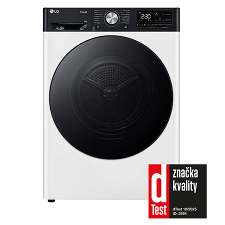 Sušička LG - 9 kg - DUAL Inverter Heat Pump™ -ThinQ™-Bílá