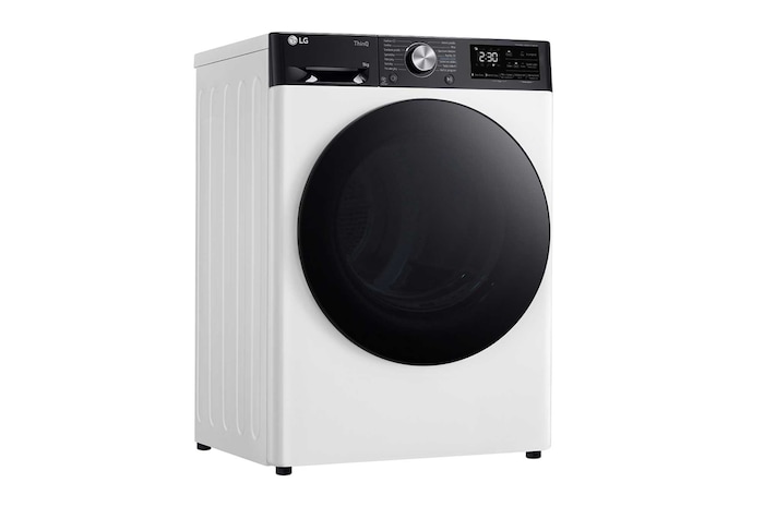 LG Sušička LG | 9 kg | DUAL Inverter Heat Pump™ |ThinQ™|Bílá, RH91V9LVEN