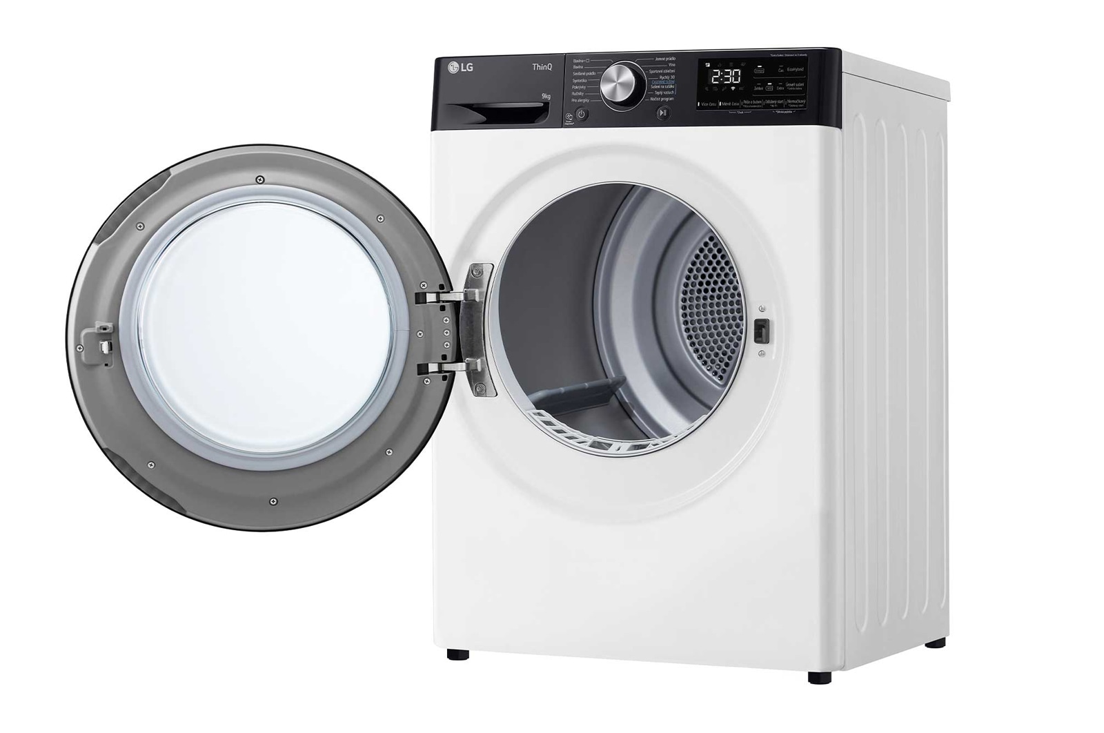 LG Sušička LG | 9 kg | DUAL Inverter Heat Pump™ |ThinQ™|Bílá, RH91V9LVEN