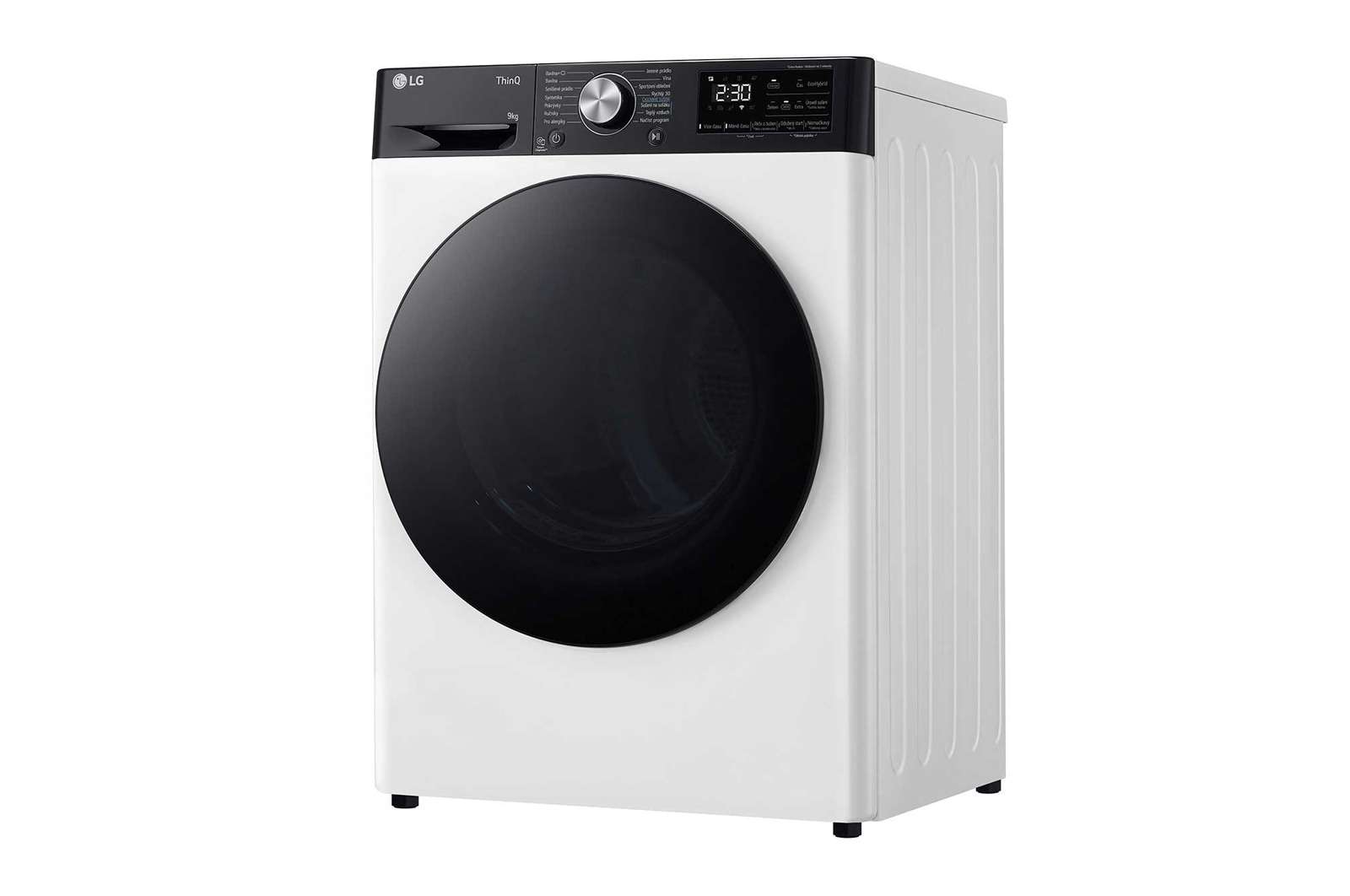 LG Sušička LG | 9 kg | DUAL Inverter Heat Pump™ |ThinQ™|Bílá, RH91V9LVEN