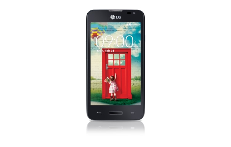 LG L65 - 4,3" TFT IPS displej, 4GB paměť, 1,2GHz CPU, DUAL CORE Qualcomm® Snapdragon™ 200, MicroSD až 32GB, 5 MPx fotoaparat, 2100 MAH Baterie, NFC, D280N