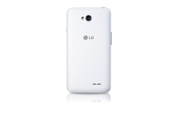 LG L65 - 4,3" TFT IPS displej, 4GB paměť, 1,2GHz CPU, DUAL CORE Qualcomm® Snapdragon™ 200, MicroSD až 32GB, 5 MPx fotoaparat, 2100 MAH Baterie, NFC, D280N