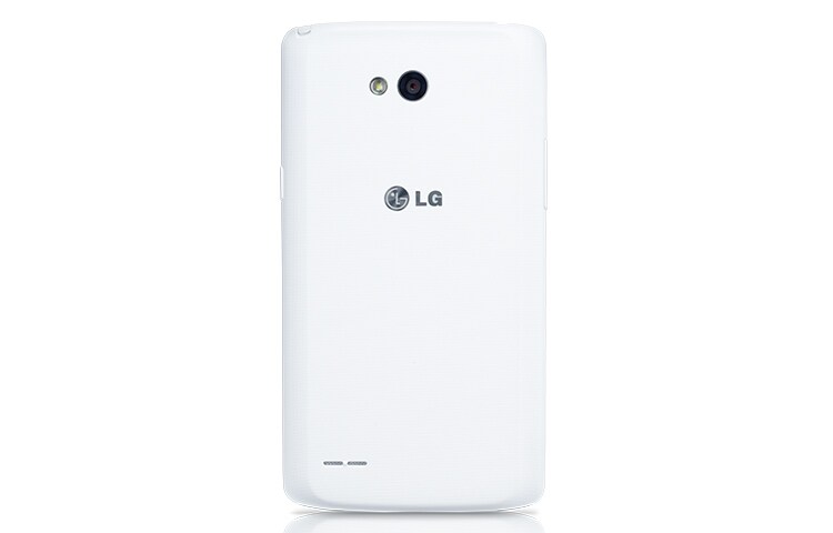 LG L80 - 5" TFT IPS displej, 8GB paměť, 1,2GHz CPU, DUAL CORE Qualcomm® Snapdragon™ 200, 8 MPx BSI fotoaparat, 2540 MAH Baterie, D373EU