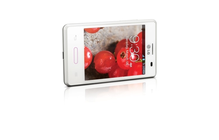 LG OPTIMUS L3 II - 3,2" TFT displej, 512MB RAM, 1GHz, Adreno 200, 4GB interní paměť, 3Mpx, E430