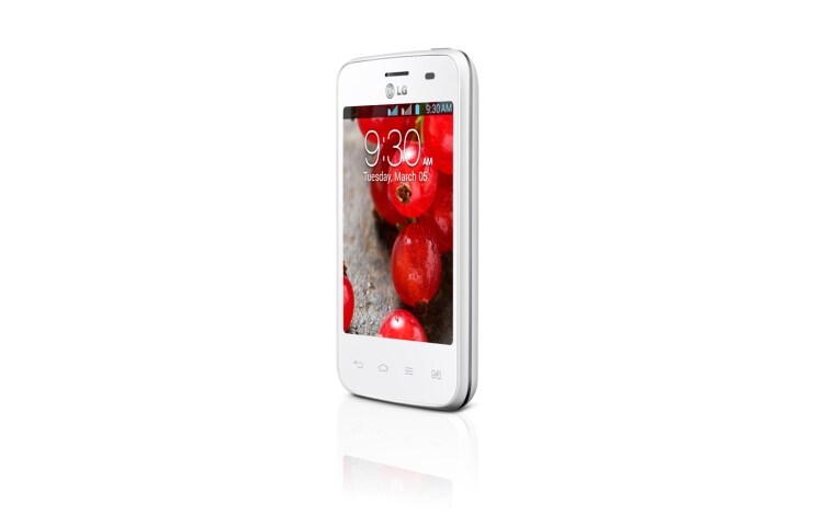 LG OPTIMUS L3 II Dual SIM - 3,2" TFT displej, 512MB RAM, 1GHz, Adreno 200, 4GB interní paměť, 3Mpx, E435