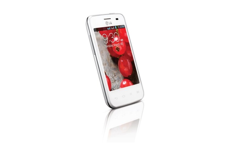 LG OPTIMUS L3 II Dual SIM - 3,2" TFT displej, 512MB RAM, 1GHz, Adreno 200, 4GB interní paměť, 3Mpx, E435