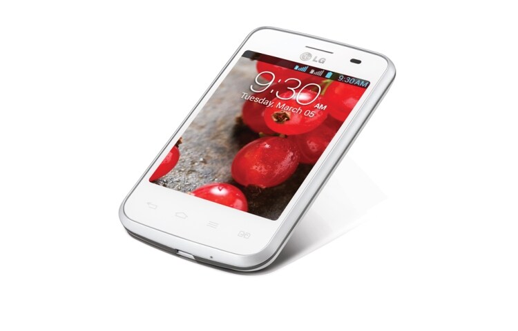 LG OPTIMUS L3 II Dual SIM - 3,2" TFT displej, 512MB RAM, 1GHz, Adreno 200, 4GB interní paměť, 3Mpx, E435