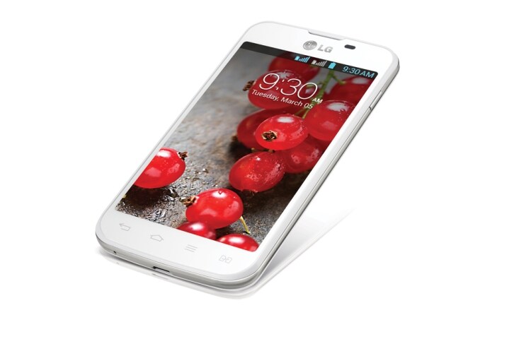 LG OPTIMUS L5 II Dual SIM - 4" IPS displej, 512MB RAM, 1GHz, PowerVR SGX 531, 4GB interní paměť, 5 Mpx, E455