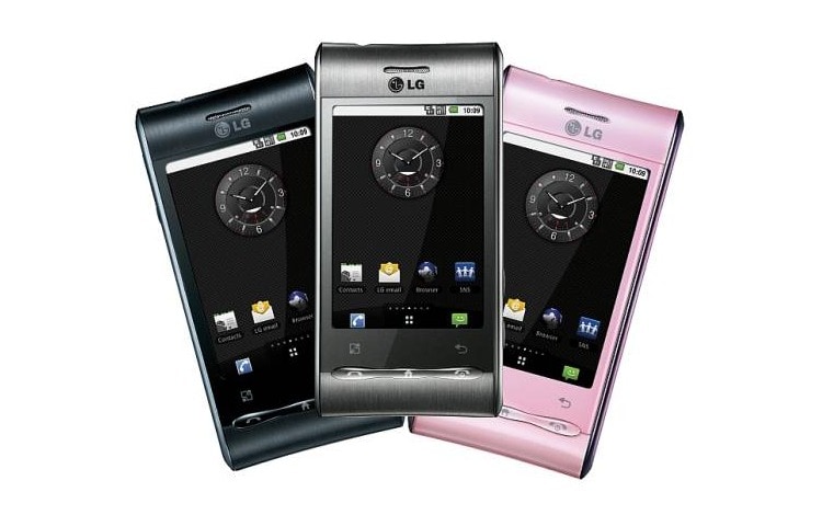 LG Přátelský telefon s operačním systémem Android, který vás nadchne., GT540