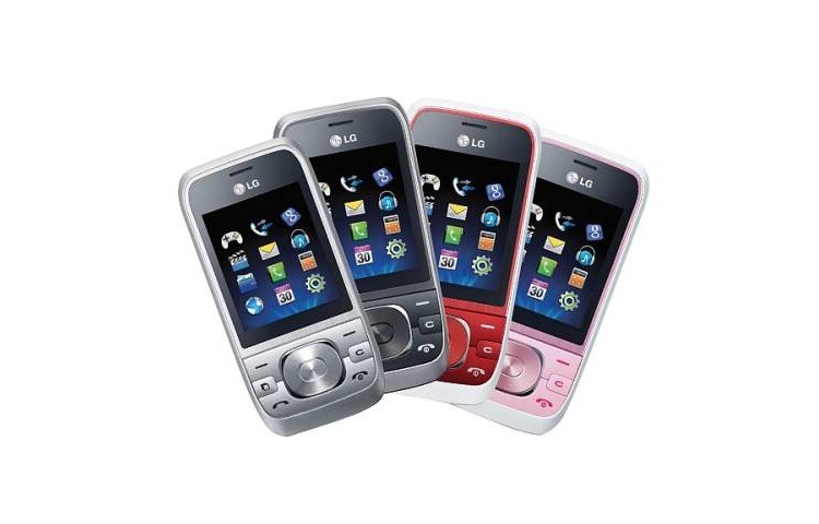 LG Kompaktní 3G výsuvný telefon podporující kvalitní přenos hlasu a zvuku, GU280