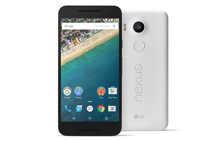 LG NEXUS 5X, 5,2" FullHD displej, 32GB paměť, 2GB RAM, 1.8Ghz Hexa-core, 12,3 MPx LaserAF, H791