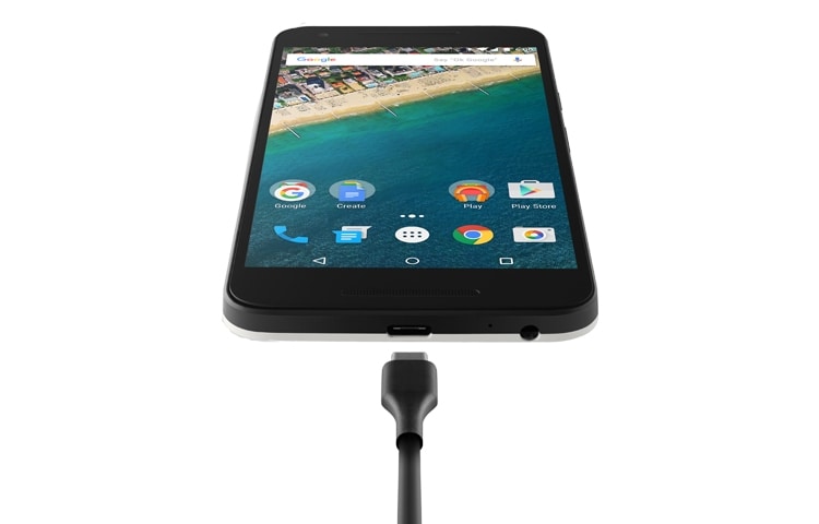 LG NEXUS 5X, 5,2" FullHD displej, 32GB paměť, 2GB RAM, 1.8Ghz Hexa-core, 12,3 MPx LaserAF, H791