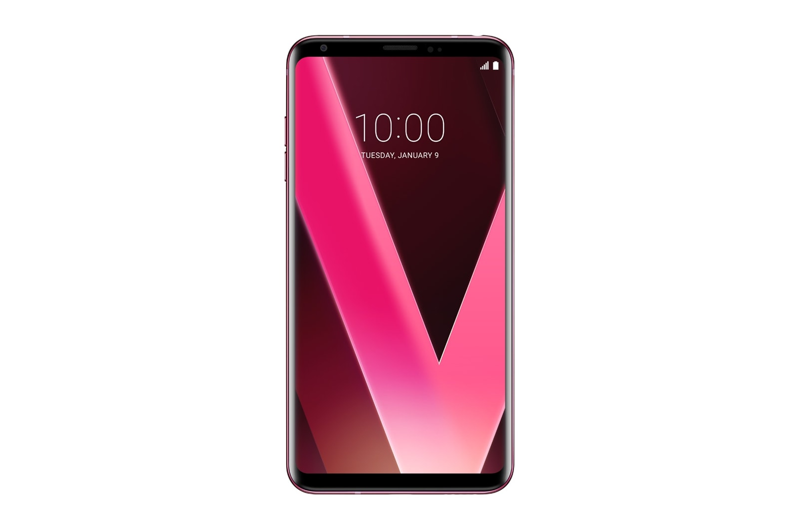 Čelní pohled na LG V30, 6&#34; FullVision OLED displej, 64GB paměť, 4GB RAM, 2,45 GHz octa-core, 16MP, 3300mAh LG V30 | H930