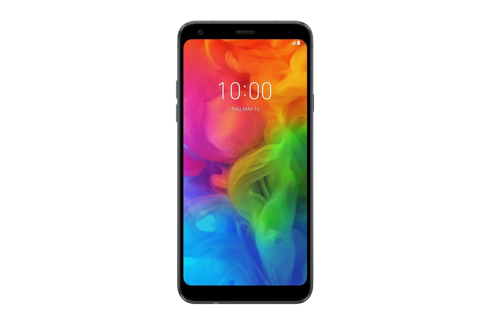 Čelní pohled na LG Q7, 5,5” FullVision FHD&#43; displej, 32GB paměť, 3GB RAM, 1,5GHz octa-core, 13MP, 3.000mAh, dual SIM LG Q7 Dual | Q610EMW
