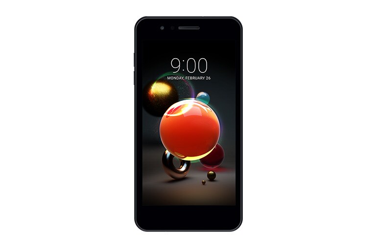 Čelní pohled na LG K9 Dual, 5”HD displej, 16GB paměť, 2GB RAM, 1.1GHz quad-core, 8MP, 2.500mAh LG-K9-Dual