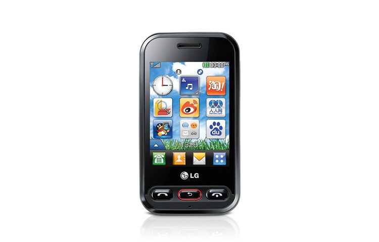 Čelní pohled na Řekni všem, co cítíš s Wink 3G T320