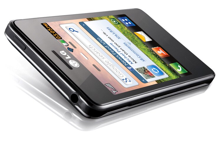 LG T385 - Dotyková obrazovka, Wi-Fi, Bluetooh, 2Mpx Fotoaparát, MicroSD, PCSuite IV, Facebook, Twitter, Google Search, AccuWeather, T385