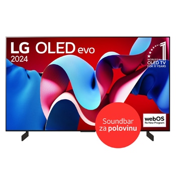 LG 42"|LG OLED evo AI|C4 4K Smart TV| OLED42C4, OLED42C44LA