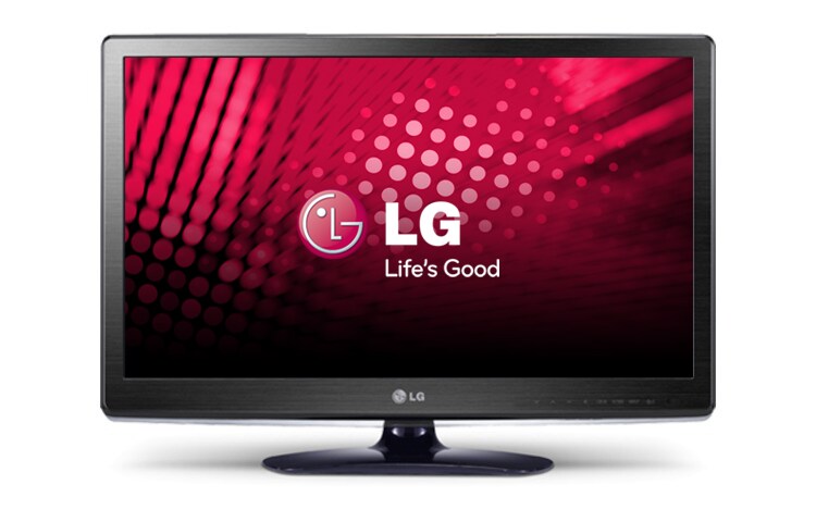 Čelní pohled na 26” HD LED TV, MCI 100, Intelligent Sensor, DVB tunery T/C, 2x HDMI a 1x USB konektory, Smart energy saving PLUS 26LS3500