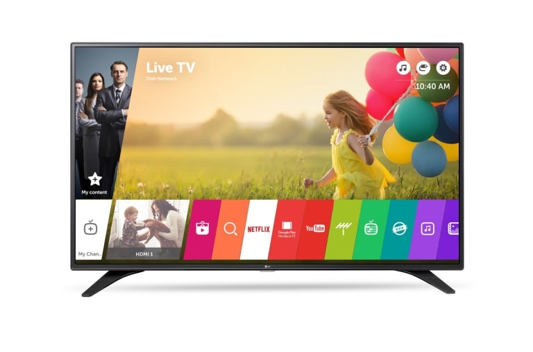Čelní pohled na 32&#34; LG LED TV, Full HD, webOS 3.0 32LH6047
