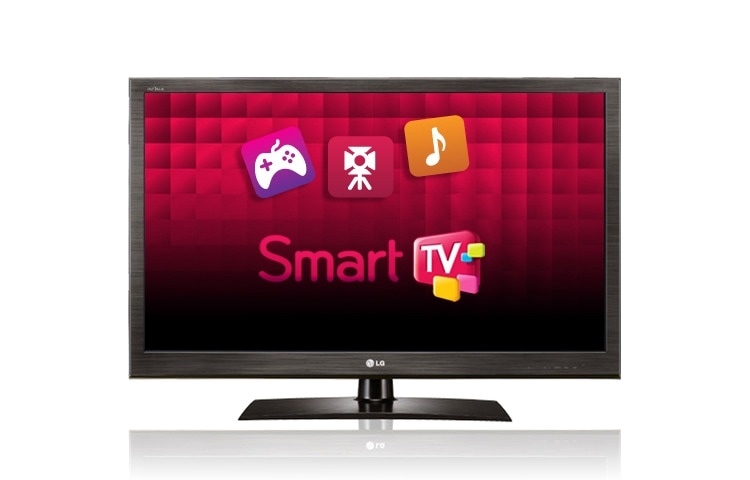 Čelní pohled na 37&#34; Full HD LED TV, Smart TV, TruMotion 50Hz, NetCast 2.0, Satelitní tuner 37LV375S