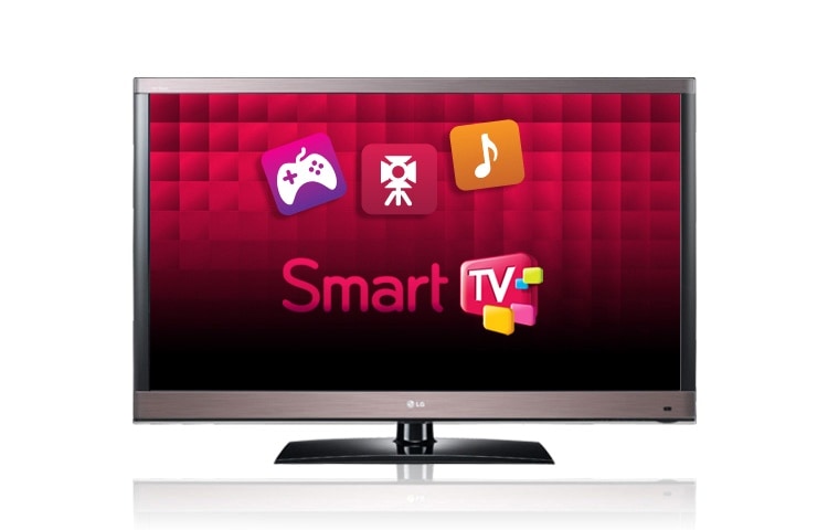 Čelní pohled na 37&#34; Full HD LED Plus TV, Smart TV, TruMotion 100Hz, NetCast 2.0 37LV570S
