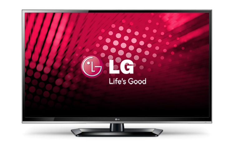 Čelní pohled na 42” Full HD LED TV, DLNA, MCI 100, DVB tunery T/C, 3x HDMI a 1x USB konektory, Smart energy saving PLUS 42LS5600