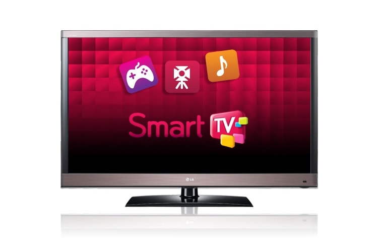 Čelní pohled na 42&#34; Full HD LED Plus TV, Smart TV, TruMotion 100Hz, NetCast 2.0 42LV570S