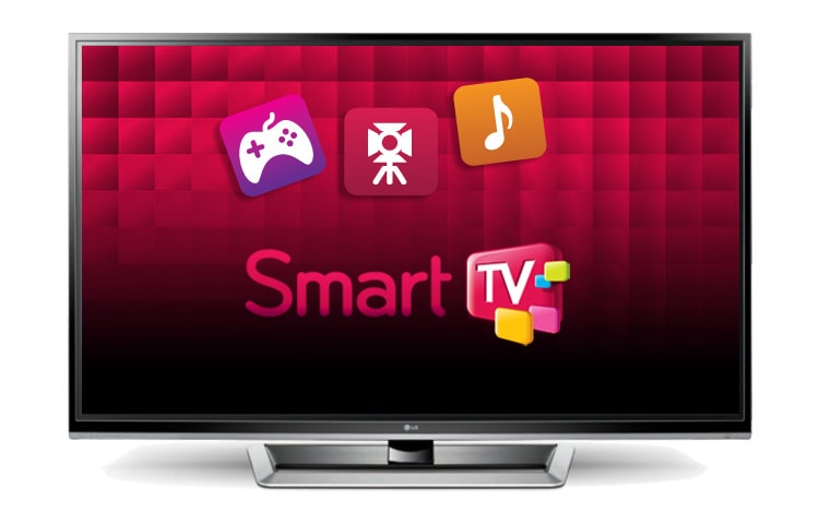 Čelní pohled na 42” Plazmový 3D Smart TV, 600Hz, 3.000.000 : 1, zabudovaný Bluetooth, Wi-Fi Ready, 3 HDMI, DVB-T a DVB-C tuner. 42PM4700