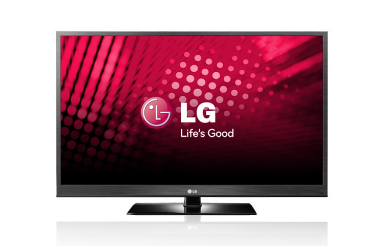 Čelní pohled na 42&#34; 3D Plazma TV, 600Hz, HD Ready, USB 42PW450