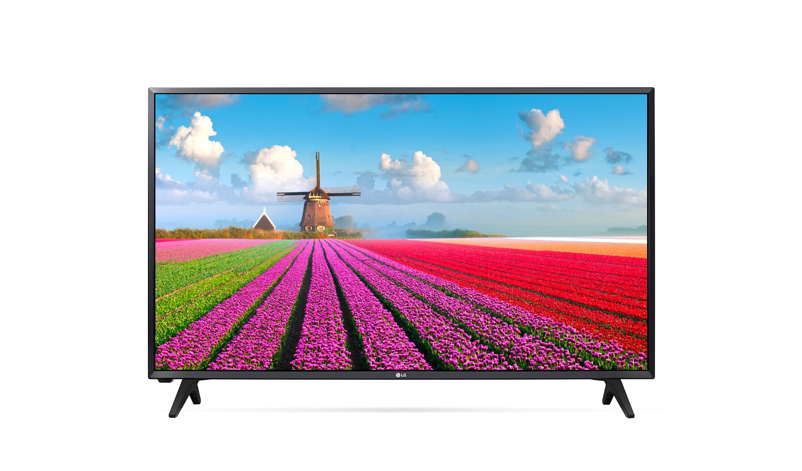 Čelní pohled na 43&#34; LG LED TV, FULL HD 43LJ500V