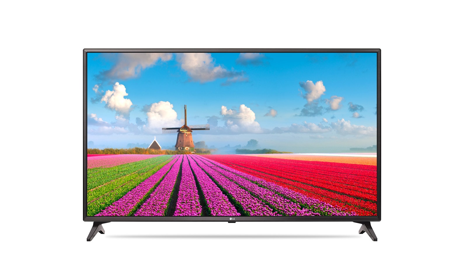 Čelní pohled na 43&#34; LG LED TV, Full HD, webOS 3.5 43LJ614V