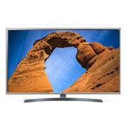 Čelní pohled na 43&#34; LG FULL HD TV, webOS Smart TV 43LK6100