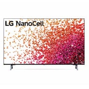 Čelní pohled na 43&#34; LG NanoCell TV, webOS Smart TV 43NANO753PR