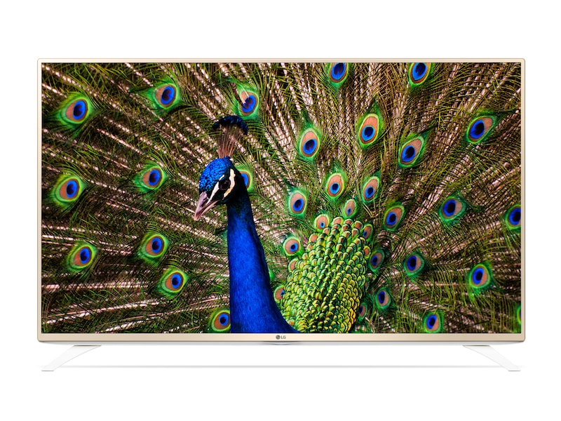Čelní pohled na 43" LG ULTRA HD 4K TV, webOS 2.0 43UF6907